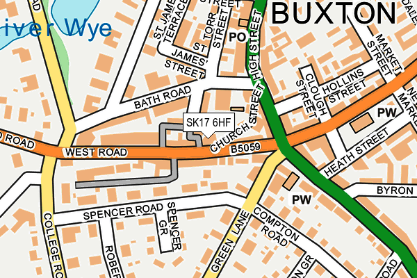 SK17 6HF map - OS OpenMap – Local (Ordnance Survey) SK17 6HF map - OS OpenMap – Local (Ordnance Survey)