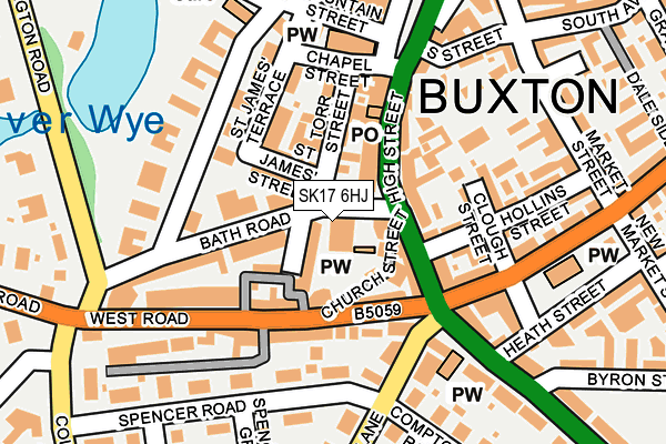 SK17 6HJ map - OS OpenMap – Local (Ordnance Survey) SK17 6HJ map - OS OpenMap – Local (Ordnance Survey)