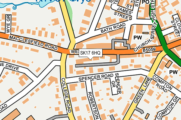 SK17 6HQ map - OS OpenMap – Local (Ordnance Survey) SK17 6HQ map - OS OpenMap – Local (Ordnance Survey)