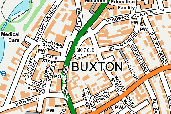 SK17 6LB map - OS OpenMap – Local (Ordnance Survey) SK17 6LB map - OS OpenMap – Local (Ordnance Survey)