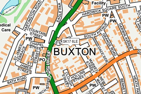 SK17 6LE map - OS OpenMap – Local (Ordnance Survey) SK17 6LE map - OS OpenMap – Local (Ordnance Survey)