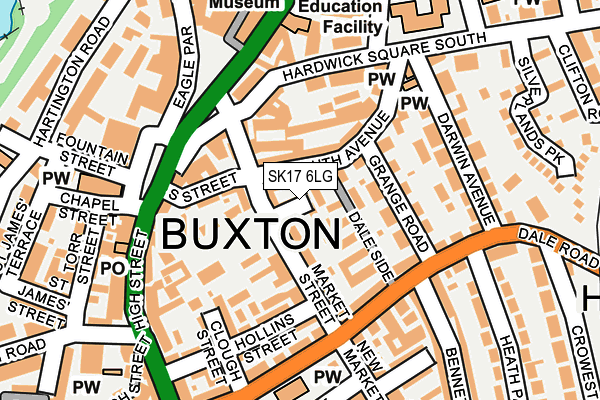 SK17 6LG map - OS OpenMap – Local (Ordnance Survey) SK17 6LG map - OS OpenMap – Local (Ordnance Survey)
