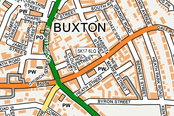 SK17 6LQ map - OS OpenMap – Local (Ordnance Survey) SK17 6LQ map - OS OpenMap – Local (Ordnance Survey)