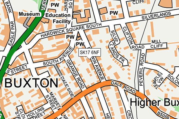 SK17 6NF map - OS OpenMap – Local (Ordnance Survey) SK17 6NF map - OS OpenMap – Local (Ordnance Survey)