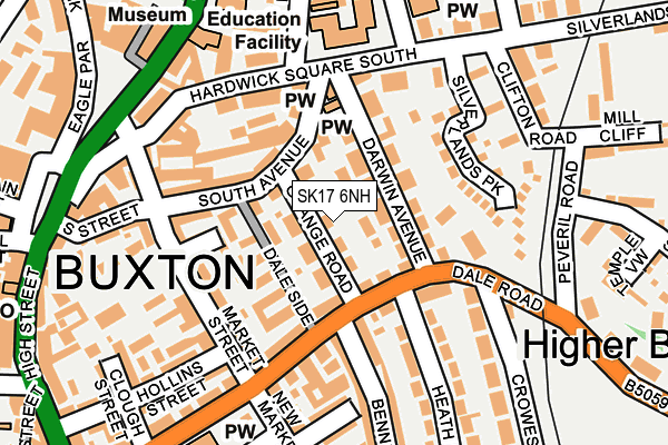 SK17 6NH map - OS OpenMap – Local (Ordnance Survey) SK17 6NH map - OS OpenMap – Local (Ordnance Survey)
