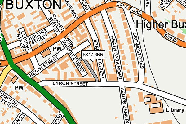 SK17 6NR map - OS OpenMap – Local (Ordnance Survey)