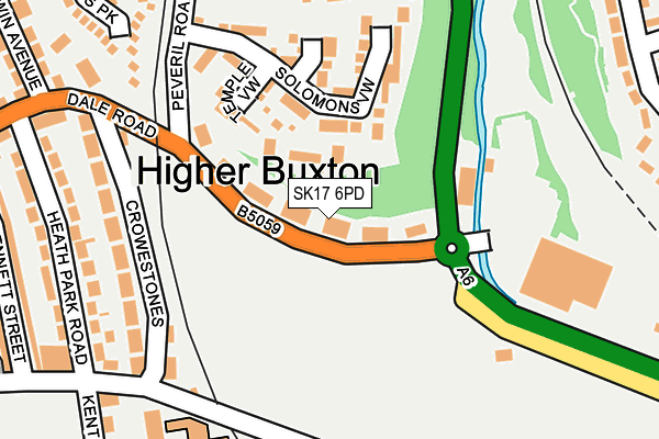 SK17 6PD map - OS OpenMap – Local (Ordnance Survey) SK17 6PD map - OS OpenMap – Local (Ordnance Survey)