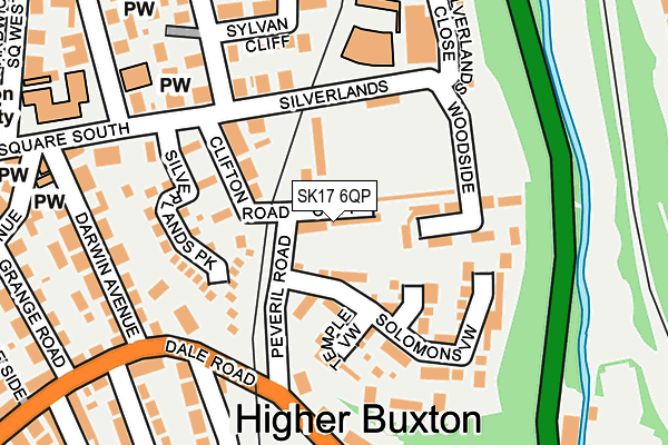 SK17 6QP map - OS OpenMap – Local (Ordnance Survey) SK17 6QP map - OS OpenMap – Local (Ordnance Survey)