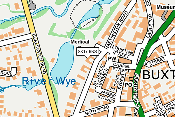 SK17 6RS map - OS OpenMap – Local (Ordnance Survey) SK17 6RS map - OS OpenMap – Local (Ordnance Survey)