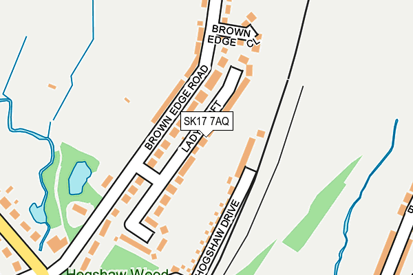 SK17 7AQ map - OS OpenMap – Local (Ordnance Survey) SK17 7AQ map - OS OpenMap – Local (Ordnance Survey)