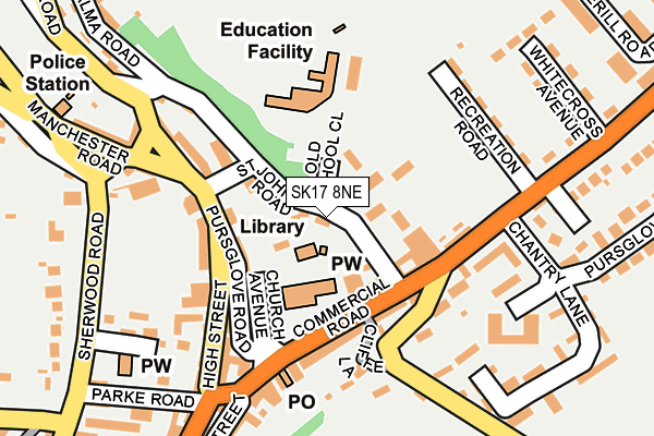SK17 8NE map - OS OpenMap – Local (Ordnance Survey) SK17 8NE map - OS OpenMap – Local (Ordnance Survey)