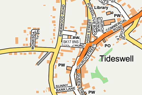 SK17 8NS map - OS OpenMap – Local (Ordnance Survey) SK17 8NS map - OS OpenMap – Local (Ordnance Survey)