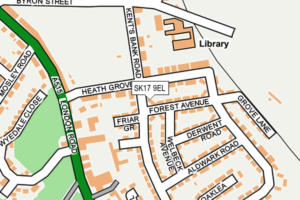 SK17 9EL map - OS OpenMap – Local (Ordnance Survey) SK17 9EL map - OS OpenMap – Local (Ordnance Survey)