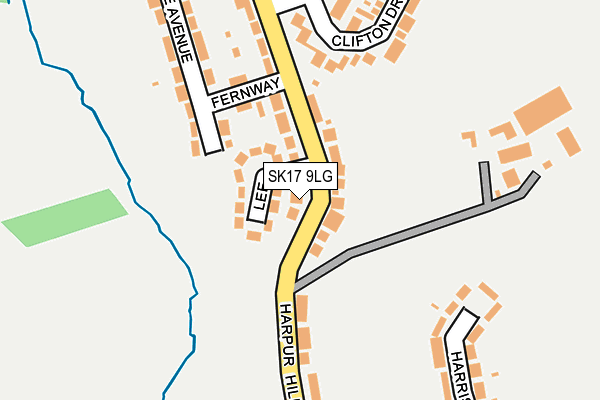 SK17 9LG map - OS OpenMap – Local (Ordnance Survey) SK17 9LG map - OS OpenMap – Local (Ordnance Survey)