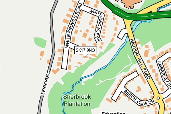 SK17 9NQ map - OS OpenMap – Local (Ordnance Survey)