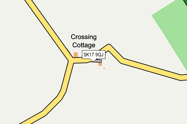 SK17 9QJ map - OS OpenMap – Local (Ordnance Survey) SK17 9QJ map - OS OpenMap – Local (Ordnance Survey)