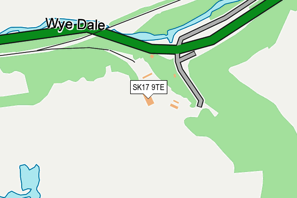 SK17 9TE map - OS OpenMap – Local (Ordnance Survey)