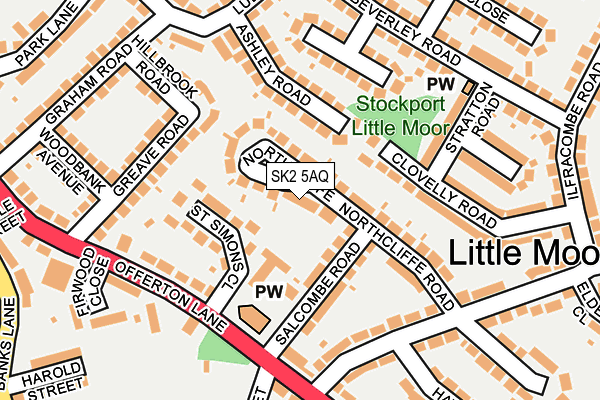SK2 5AQ map - OS OpenMap – Local (Ordnance Survey) SK2 5AQ map - OS OpenMap – Local (Ordnance Survey)