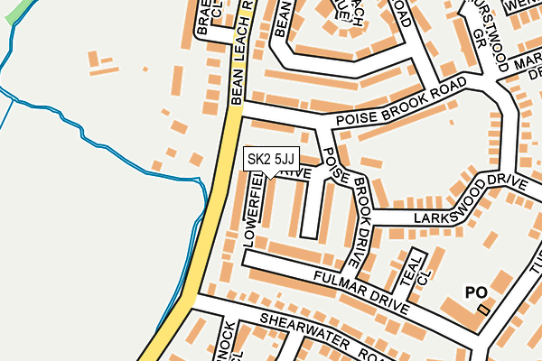 SK2 5JJ map - OS OpenMap – Local (Ordnance Survey) SK2 5JJ map - OS OpenMap – Local (Ordnance Survey)