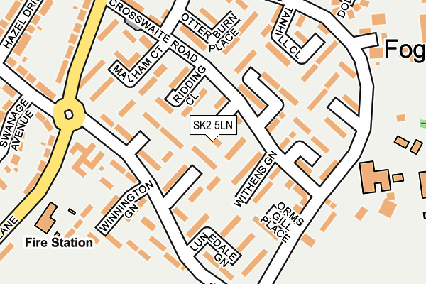 SK2 5LN map - OS OpenMap – Local (Ordnance Survey) SK2 5LN map - OS OpenMap – Local (Ordnance Survey)