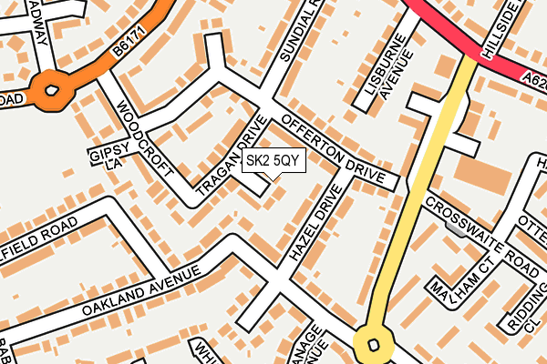 SK2 5QY map - OS OpenMap – Local (Ordnance Survey) SK2 5QY map - OS OpenMap – Local (Ordnance Survey)