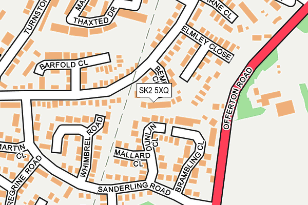 SK2 5XQ map - OS OpenMap – Local (Ordnance Survey) SK2 5XQ map - OS OpenMap – Local (Ordnance Survey)