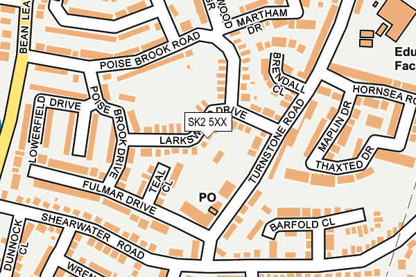 SK2 5XX map - OS OpenMap – Local (Ordnance Survey)