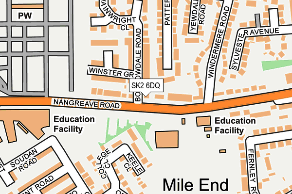 SK2 6DQ map - OS OpenMap – Local (Ordnance Survey) SK2 6DQ map - OS OpenMap – Local (Ordnance Survey)