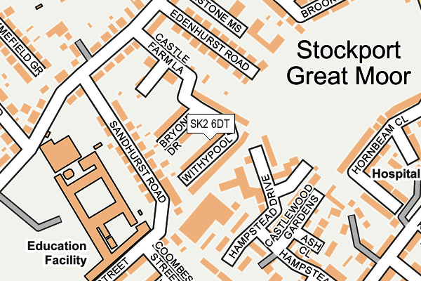 SK2 6DT map - OS OpenMap – Local (Ordnance Survey) SK2 6DT map - OS OpenMap – Local (Ordnance Survey)