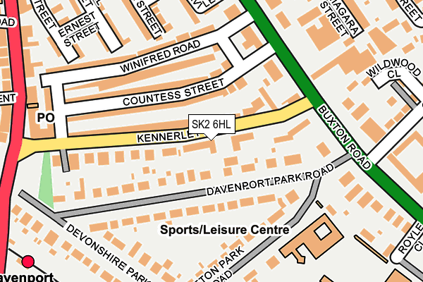 SK2 6HL map - OS OpenMap – Local (Ordnance Survey) SK2 6HL map - OS OpenMap – Local (Ordnance Survey)