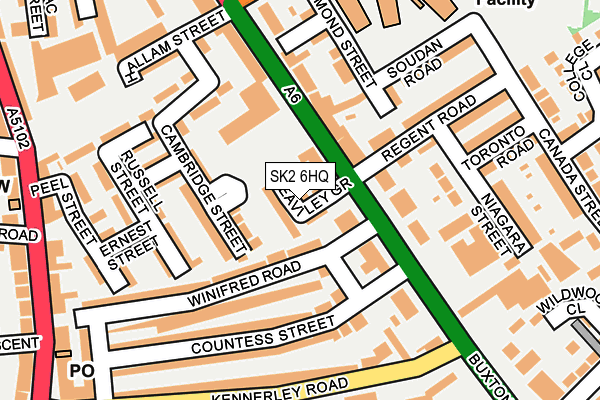 SK2 6HQ map - OS OpenMap – Local (Ordnance Survey) SK2 6HQ map - OS OpenMap – Local (Ordnance Survey)