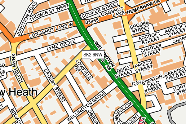 SK2 6NW map - OS OpenMap – Local (Ordnance Survey) SK2 6NW map - OS OpenMap – Local (Ordnance Survey)