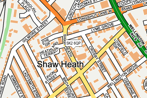 SK2 6QP map - OS OpenMap – Local (Ordnance Survey) SK2 6QP map - OS OpenMap – Local (Ordnance Survey)
