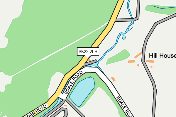 SK22 2LH map - OS OpenMap – Local (Ordnance Survey) SK22 2LH map - OS OpenMap – Local (Ordnance Survey)