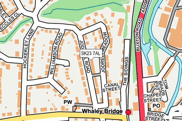 SK23 7AL map - OS OpenMap – Local (Ordnance Survey) SK23 7AL map - OS OpenMap – Local (Ordnance Survey)