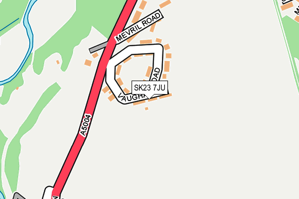 SK23 7JU map - OS OpenMap – Local (Ordnance Survey)