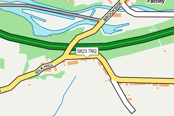 SK23 7NQ map - OS OpenMap – Local (Ordnance Survey) SK23 7NQ map - OS OpenMap – Local (Ordnance Survey)