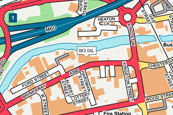 SK3 0AL map - OS OpenMap – Local (Ordnance Survey) SK3 0AL map - OS OpenMap – Local (Ordnance Survey)