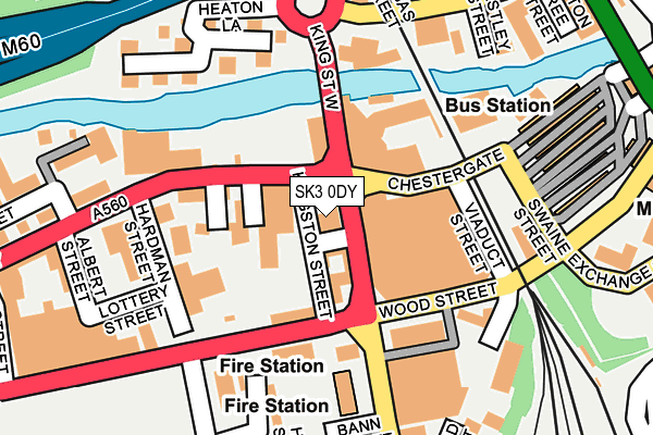 SK3 0DY map - OS OpenMap – Local (Ordnance Survey) SK3 0DY map - OS OpenMap – Local (Ordnance Survey)