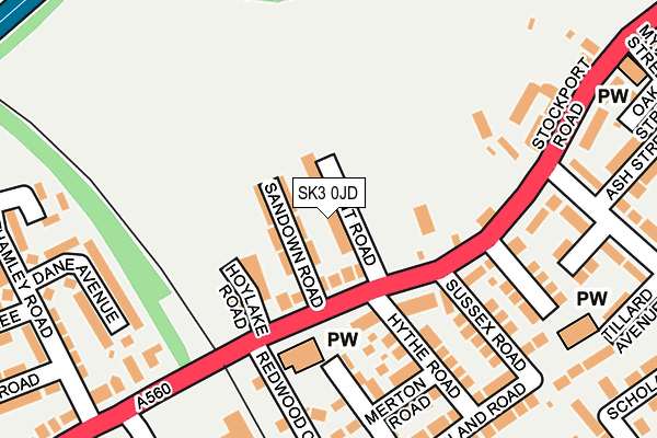 SK3 0JD map - OS OpenMap – Local (Ordnance Survey) SK3 0JD map - OS OpenMap – Local (Ordnance Survey)