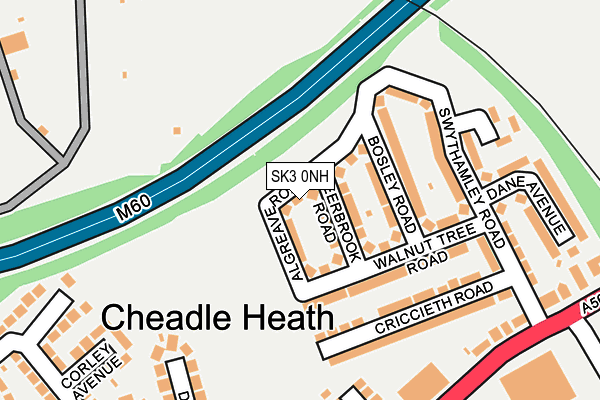 SK3 0NH map - OS OpenMap – Local (Ordnance Survey) SK3 0NH map - OS OpenMap – Local (Ordnance Survey)