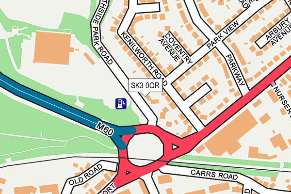 SK3 0QR map - OS OpenMap – Local (Ordnance Survey) SK3 0QR map - OS OpenMap – Local (Ordnance Survey)