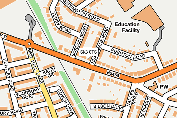 SK3 0TS map - OS OpenMap – Local (Ordnance Survey) SK3 0TS map - OS OpenMap – Local (Ordnance Survey)