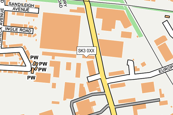 SK3 0XX map - OS OpenMap – Local (Ordnance Survey) SK3 0XX map - OS OpenMap – Local (Ordnance Survey)