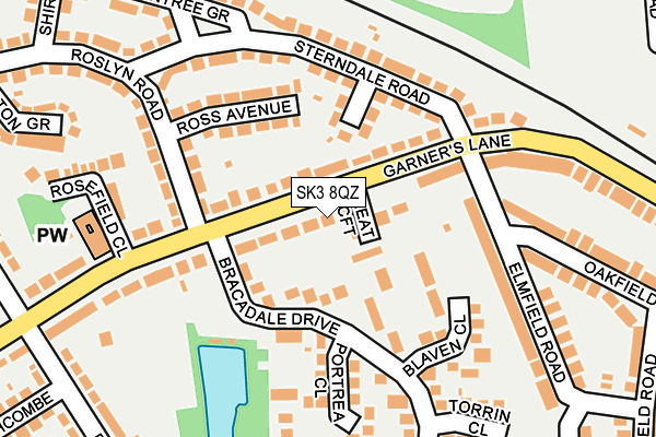 SK3 8QZ map - OS OpenMap – Local (Ordnance Survey) SK3 8QZ map - OS OpenMap – Local (Ordnance Survey)