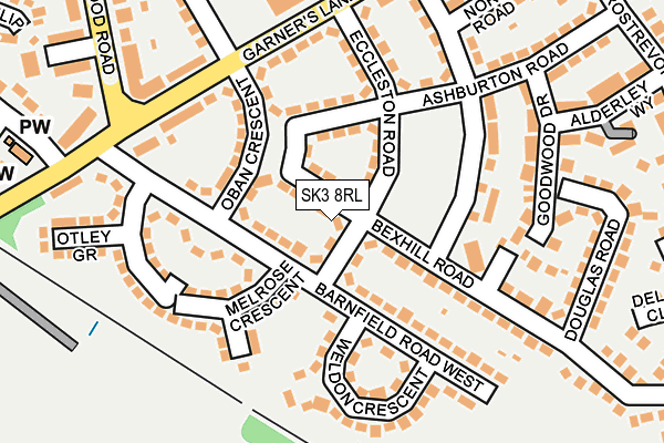 SK3 8RL map - OS OpenMap – Local (Ordnance Survey) SK3 8RL map - OS OpenMap – Local (Ordnance Survey)