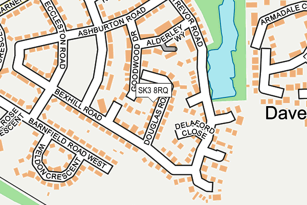 SK3 8RQ map - OS OpenMap – Local (Ordnance Survey) SK3 8RQ map - OS OpenMap – Local (Ordnance Survey)