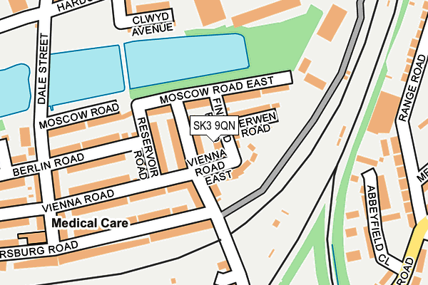 SK3 9QN map - OS OpenMap – Local (Ordnance Survey) SK3 9QN map - OS OpenMap – Local (Ordnance Survey)