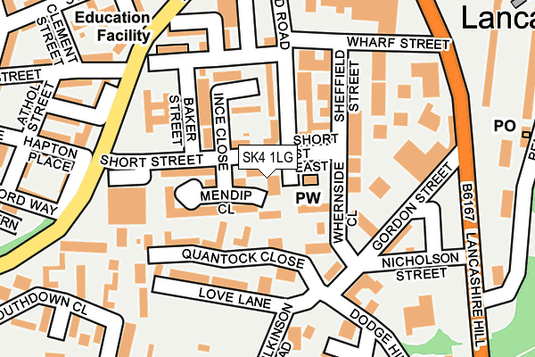 SK4 1LG map - OS OpenMap – Local (Ordnance Survey) SK4 1LG map - OS OpenMap – Local (Ordnance Survey)