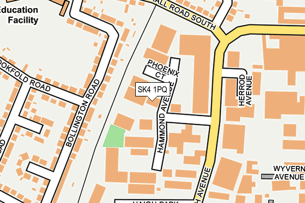 SK4 1PQ map - OS OpenMap – Local (Ordnance Survey) SK4 1PQ map - OS OpenMap – Local (Ordnance Survey)